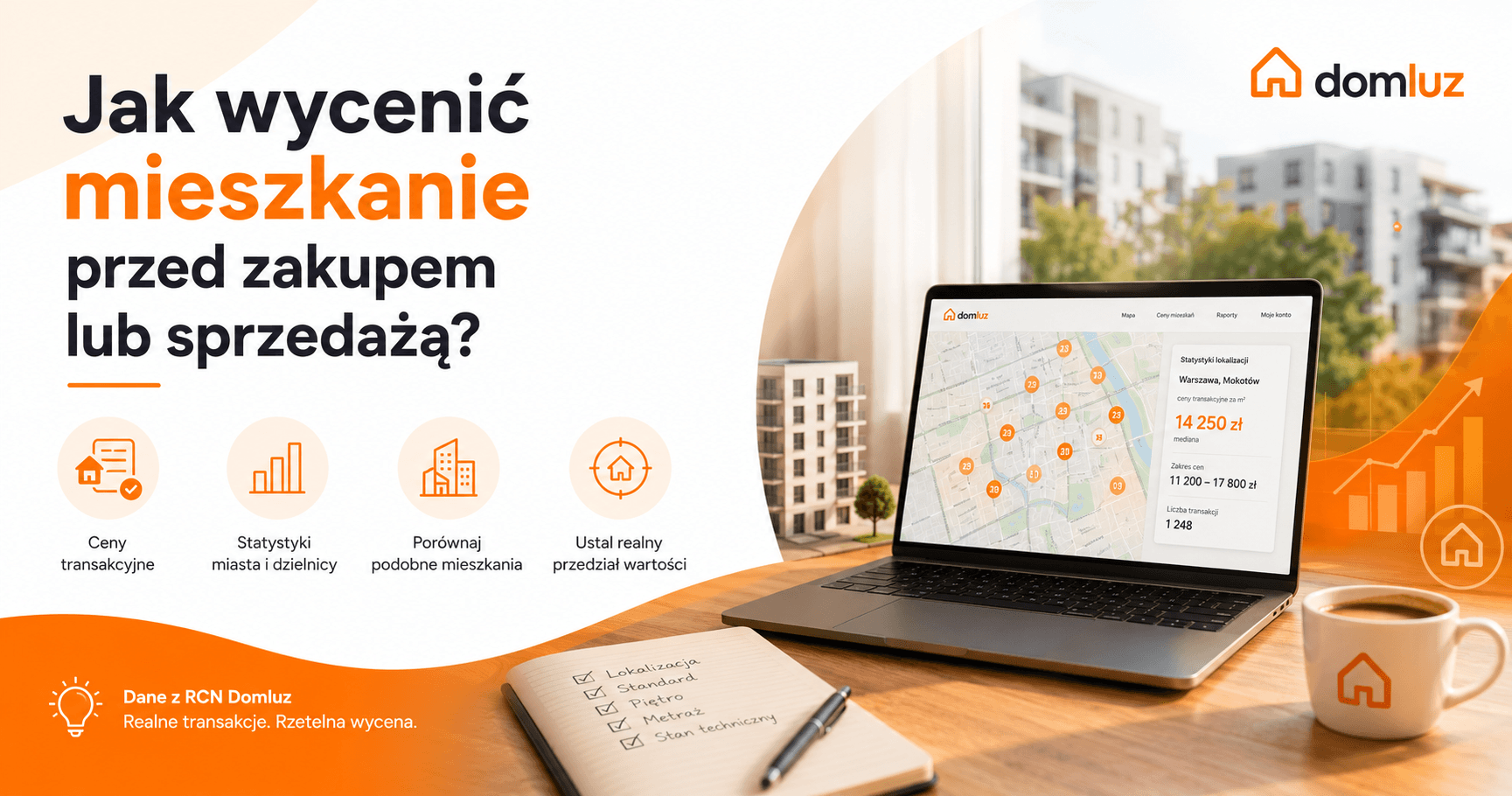 Kupujący i sprzedający porównują ceny mieszkań na mapie transakcji